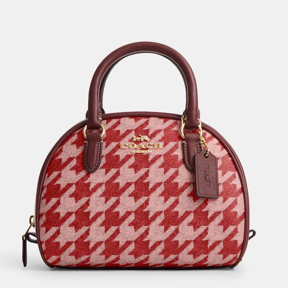 Coach Red and Pink Satchel - Picture 1 of 6